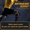 COPPER 2 Pack Knee Braces for Knee Pain, Knee Compression Sleeve for Men and Women, Knee Support for Meniscus Tear, Running, Weightlifting, Workout