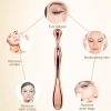 Eye Cream Stick Roller For Face Metal Spatula Puff Applicator Eye Cream Massager Facial Cream Massage Sticks Eye Metal Makeup Spatula Eye Wand 10cm