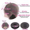 High Density Water Wave 13x4 13x6 HD Lace Front Human Hair Wigs 220 250Density Deep Wave Curly Indian Wigs Pre Plucked MYLOCKME